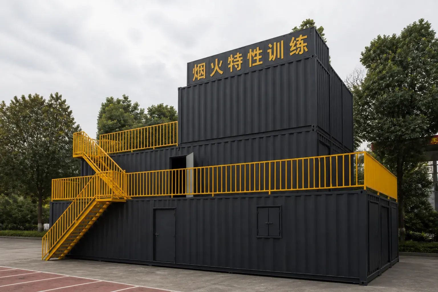 仁寿消防训练基地 · 另一外景角度(1/3)