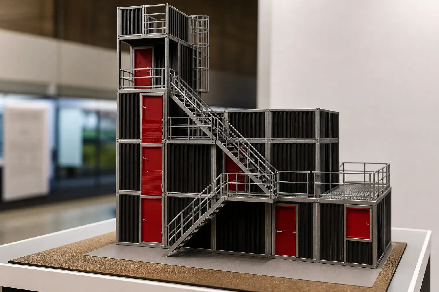 拓之迹亮相国际消防设备技术交流展 · 燃烧室与道具近景（2/3）