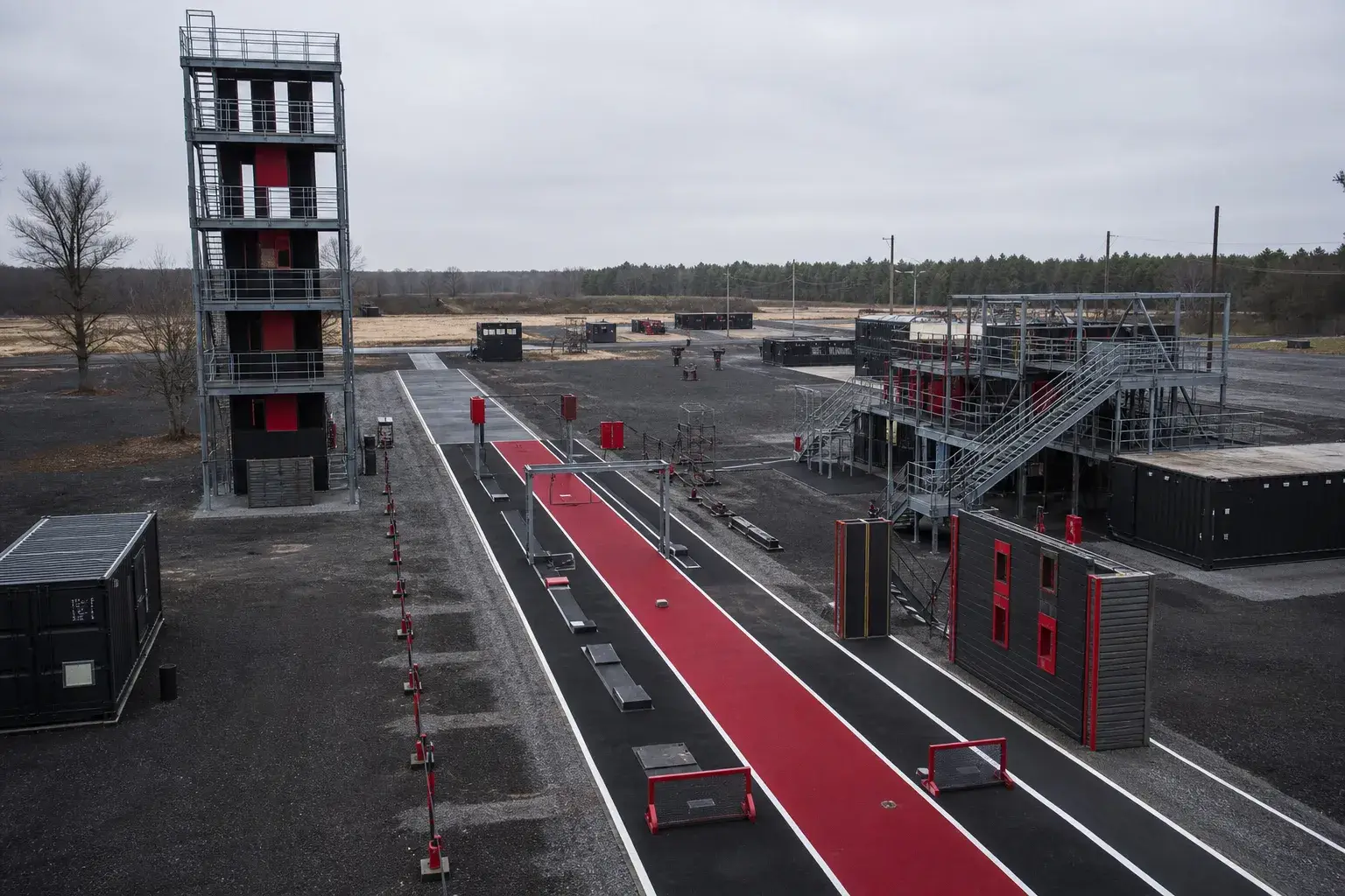 Competition training ground · typical facility configuration