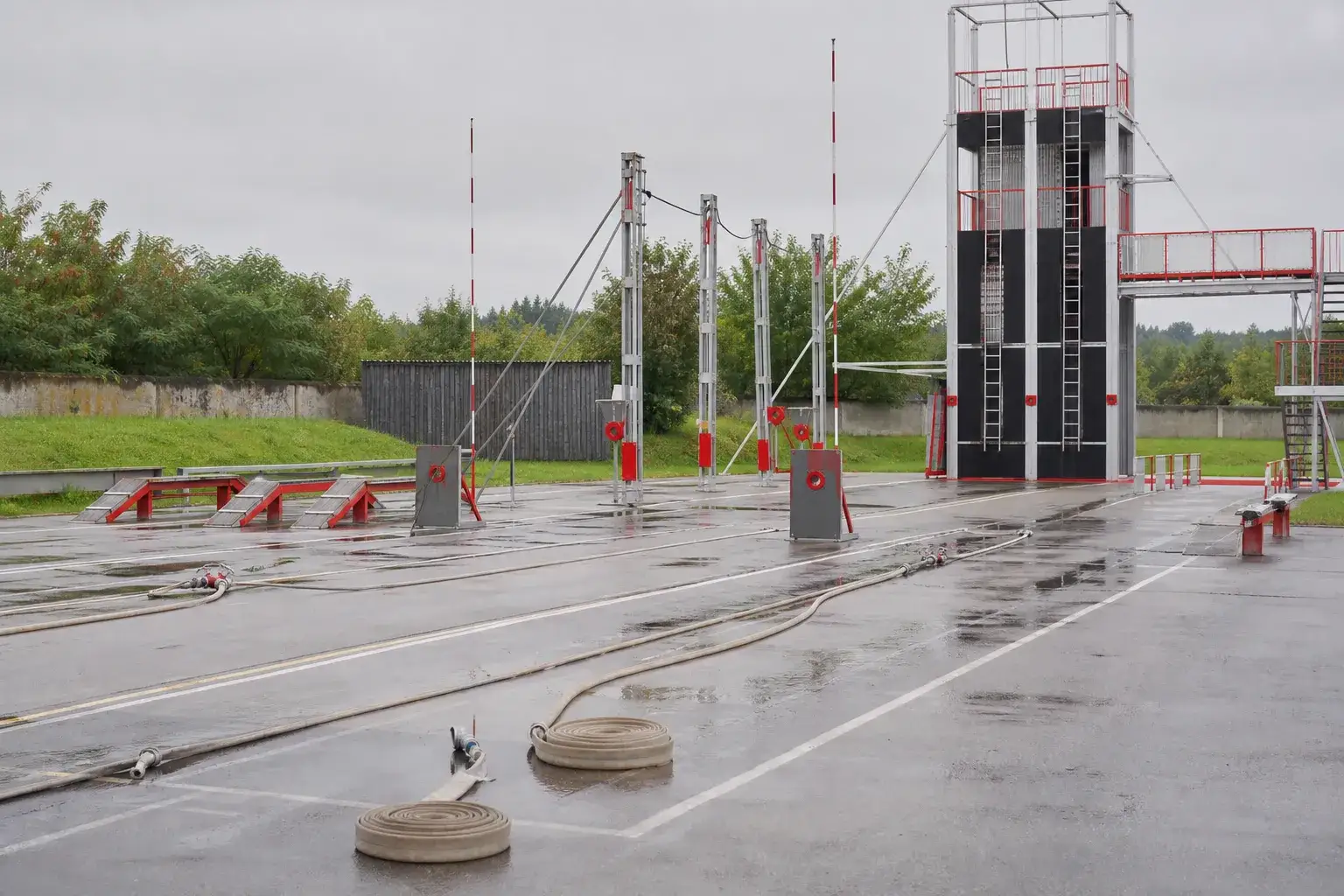Competition training facilities — event-aligned training ground overview