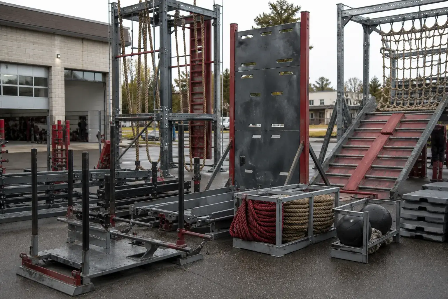 Fitness equipment · multi-station training area details