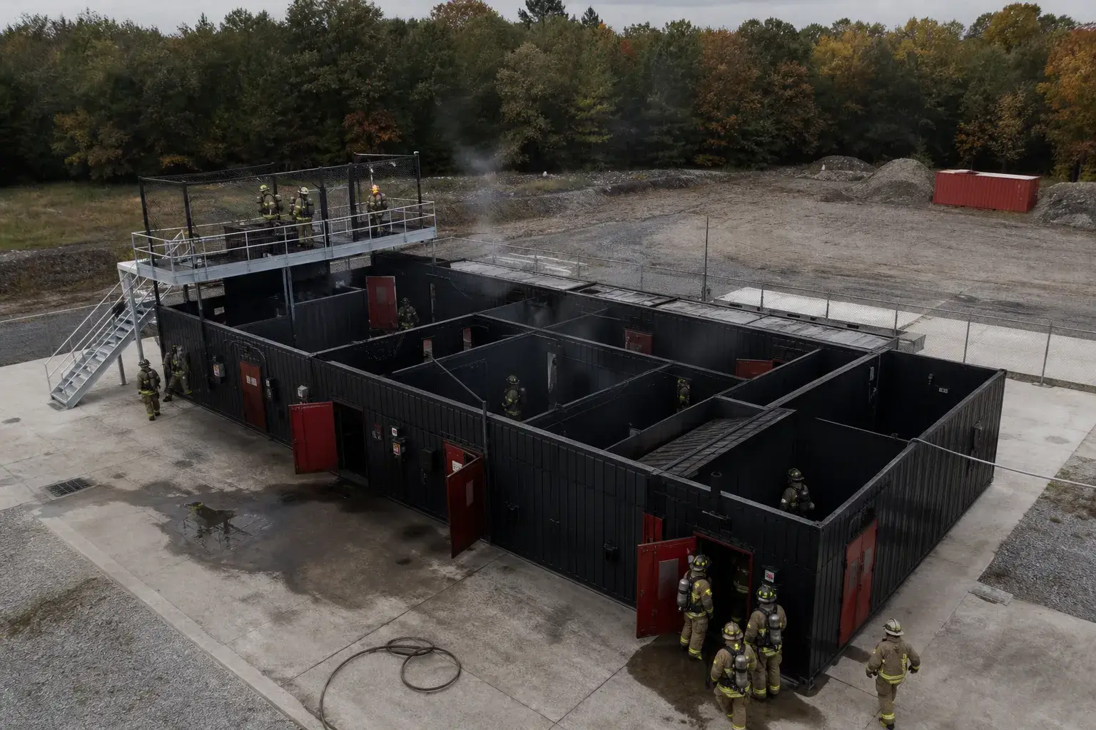 Typical CFBT facility site configuration