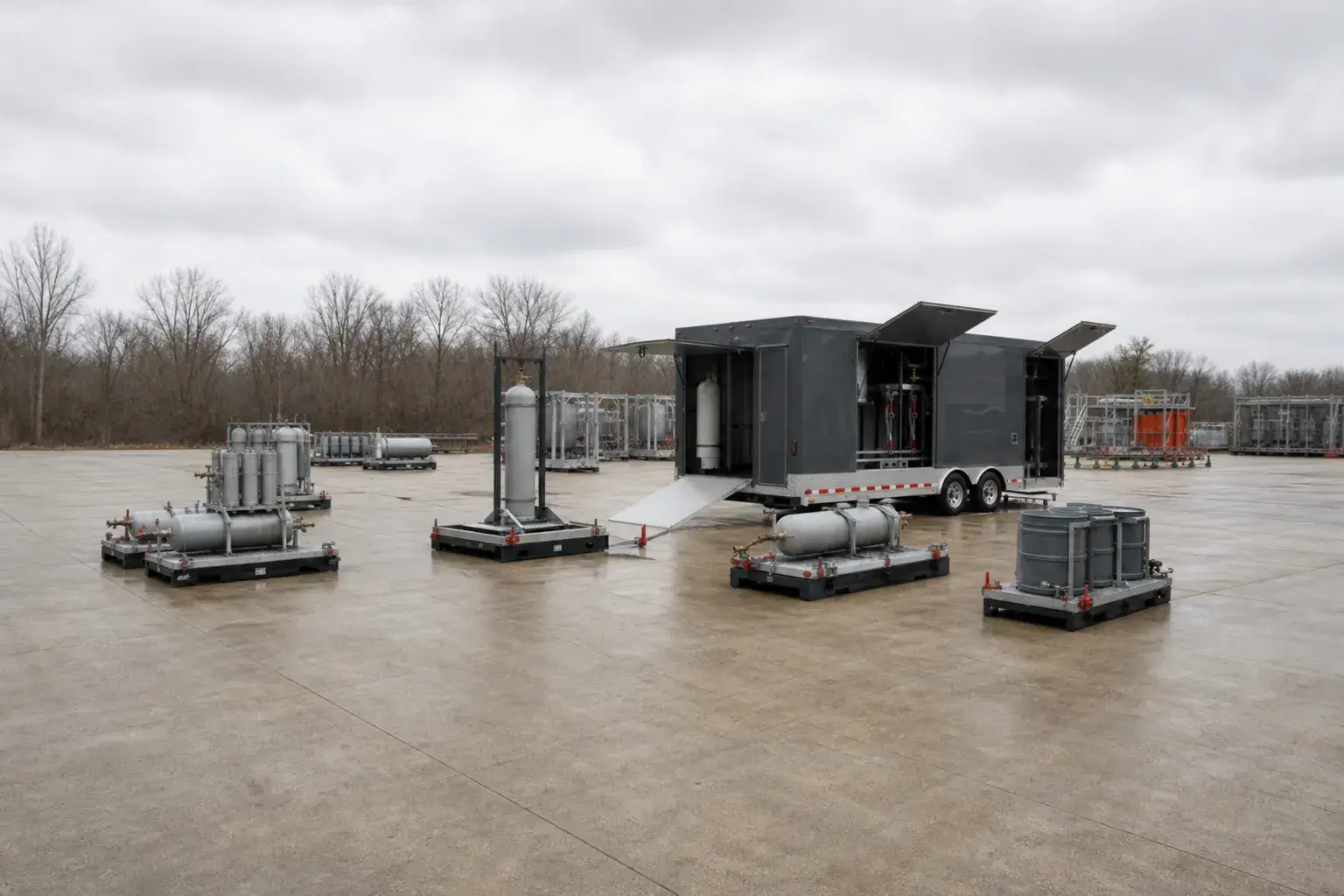 Integrated hazard training complex · typical site layout