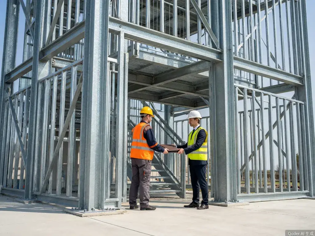 Handover and acceptance of a newly delivered training tower