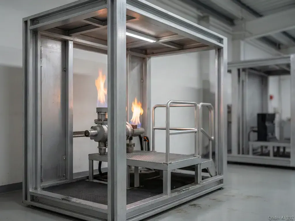 Low-intensity teaching burn room training equipment